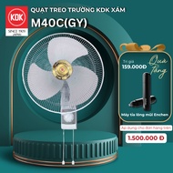 Quạt Nhật treo tường KDK màu Xám M40C(GY) - Bảo Hành Chính Hãng KDK
