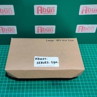 Large Kraft Lunch Box (Economy) 290 GSM Pack 100pcs