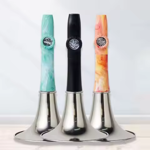 ABS Horn Kazoo Beginner Mouth Skills Practice Kazoo Imitating Saxophone Trumpet Suona Kazu Flute Eas