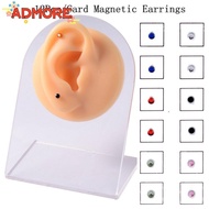 ADMORE ▣12pcs/Card Magnet Earring  Fake Piercings Magnetic Nose Ring