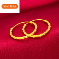 916 gold earrings Circle earrings for women