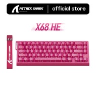 ATTACK SHARK X68 HE Gaming Keyboard Magnetic Mechanical Wired for Pro Gaming (0.01mm)