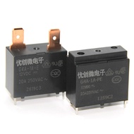 Power Relay G4A-1A-E-CN-12VDC G4A-1A-PE-DC12V 5V 24VDC Water Relay 20A
