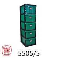 5 Tier Plastic Drawer Plastic Cabinet