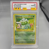 Psa10  Pokemon DIY PTCG Rating Card Collection Card 1999 POKEMON 1ST EDITION BULBASAUR 24/102 Copy 1