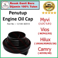 Perodua Penutup Engine Oil Cap - Myvi 1.3,1.5 , Toyota Vios NCP42 / NCP93 , Hilux , Camry [ 12180-BZ