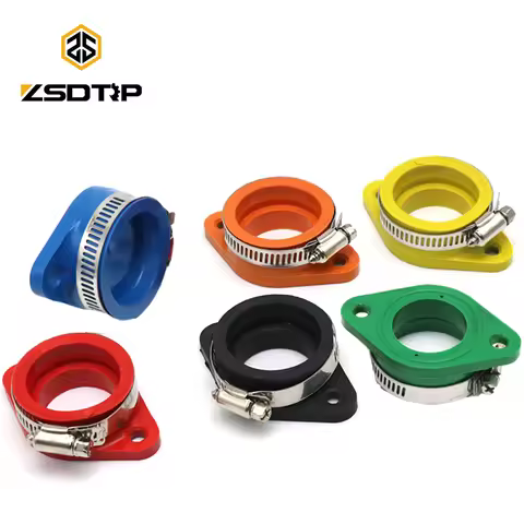 ZSDTRP Motorcycle Carburetor Adapter 28 30mm Manifold Boot For PWK PE TM Carburetor Manifold Intake