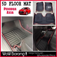 DSTWEI 5D Floor Mat Carpet Karpet Kereta PERODUA AXIA