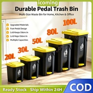 20L 30L 50L with Step Foot Pedal Kitchen Garbage Trash Can Restroom Waste Bin Pedal trash bin Bathro