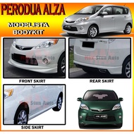 PERODUA ALZA 2010-2013 MODELISTA STYLE BODYKIT (MODELISTA) SKIRT LIP FOR ALZA FRONT SKIRT SIDE SKIRT REAR SKIRT BODY KIT