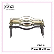 FR-010 | 27x9.5 CM | Bag Frame | Clasp Frame Bag | Bag Brace | Mini Frame | 27x9.5CM