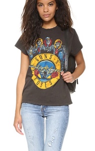 Guns N Roses lady tshirt A12Q20548