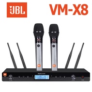 mic wireless JBL/original VM-X9vocal suara terbaik Dual handheld microphone wireless mic karaoke