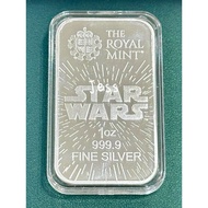 Royal Mint Star Wars 1oz Silver Bar .9999 - Light Side