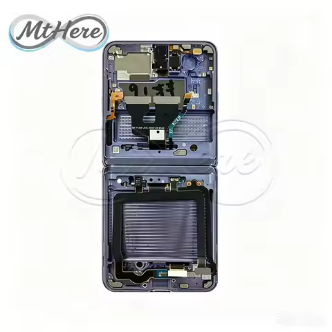 Main LCD Display Touch Screen Digitizer Full Assembly For Samsung Galaxy Z Flip 2 SM-F7070 5G Fold P