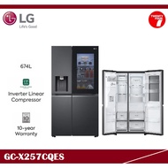 [ Delivered by Seller ] LG Gross 674L Side-by-Side Fridge / Freezer / Refrigerator / Peti Sejuk GC-X