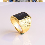 916 916gold Dragon and Phoenix Men's Open Agate Ring in stock