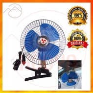 Car fan / kipas kepit kereta dan lori DC 12V/24V Oscillating fan 8 inch