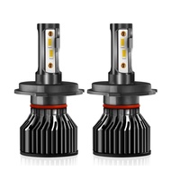 Roadsun 2ชิ้นยานยนต์22000LM ไฟหน้าโคมไฟ LED หน้ารถยนต์ H1 H7 H11 9005 9006 HB3 HB4ไฟตัดหมอก H4ชิป CS