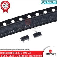 Transistor BC847 SOT-123 BC847C 1G SOT123 BC847 SMD ORI BC847CLT1 1G easywa53 Good Quality