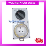 WEATHERPROOF SWITCH SOCKET 13A (IP66) (MIKA) 13A ISOLATOR SWITCH SOCKET