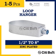 1-5pc Loop Hanger / EPFP Pipe Hanger ( 1/2" 3/4" 1" 1-1/4" 1-1/2" 2" 2-1/2" 3" 4" 6" 8" ), CITI BOLT