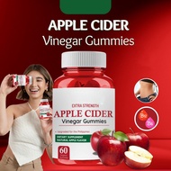Ready Stock Fast Shipping Ready Stock TK Hot Sale 60 Pcs Apple Cider Vinegar gummy Apple Vinegar gum