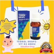 Teorol Drops Vitamin D3 400 IU - Vitamin D Supplement
