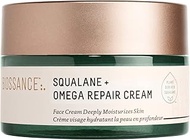 Biossance Squalane + Omega Repair Cream - Ultra-Rich Moisturizing Cream for Smooth, Plump Skin with 