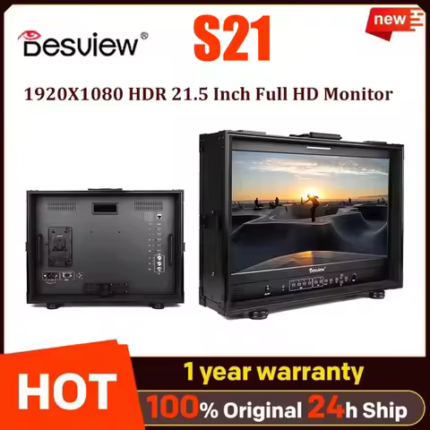 Desview S21 HDR 21.5'' Full HD Professional Director Monitor IPS 1000nits Display Support 4K HDMI-/ 