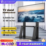 TV stand 32-80 Inch Mobile TV rack with 360° Wheel adjustable height tv bracket