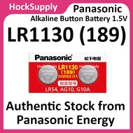 [2pcs] Panasonic LR1130 189 AG10 LR54 389 Battery Alkaline Battery 1.5V [Authentic][FAST SHIP OUT]