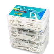 Watsons Flat Thread Dental Floss Picks (50s x 3 Box) WT1