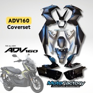 HONDA ADV160 COVERSET BODY COVER SET MATT GREY #READY STOCK