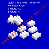 Quick Cable Wire Connector 2 Pin 2pin Cable Connector 2 3 Lines CH2 CH3