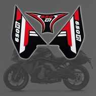 For CFMOTO 400GT 650GT fuel tank sticker fishbone sticker anti slip sticker fuel tank side sticker 6