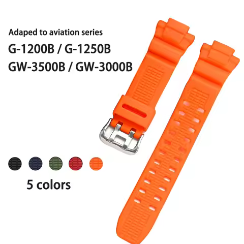 Rubber Strap for Casio G-shock GW-3500B GW-3000B GW-2000 G-1200B G-1250B Men Sport Waterproof TPU Re