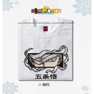 GOJO EYES + JUJUTSU KAISEN PRINTED TSHIRT UNISEX COTTON T Shirt Lelaki