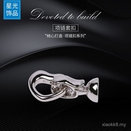 Kalung Fesyen DIY Gesper Gelang Gesper Gesper Mutiara Gesper Bersalut Tembaga Pengekalan Warna Gespe