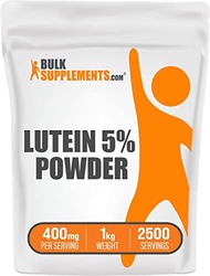 BulkSupplements.com Lutein Powder - from Marigold Flower Extract, Lutein Supplement, Lutein 20mg - A