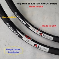 MTB 26 EASTON HAVOC 24Hole Double Wall Rims Made in USA