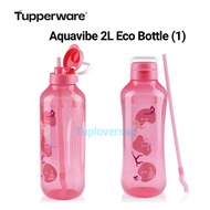 Limited Release! Tupperware AquaVibe (1) 2L with handle & straw - Pink October