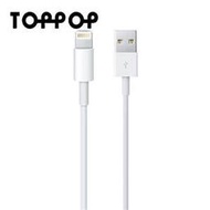 TOPPOP APPLE iPhone 原廠授權電源傳輸線 白 100cm