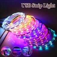 1M/3M/5M 5V USB Led Strip Light  Warm TV Background Cabinet Advertising Lightbox Room Decor Lighting