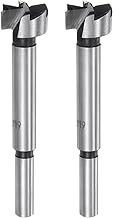 HARFINGTON 2pcs Forstner Drill Bit 3/4"(19mm) High-Speed Steel Multi-tooth Forstner Bit with Round S