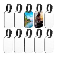 10 pcs sublimation blank luggage tag white blank travel baggage tag white blank travel baggage tag d