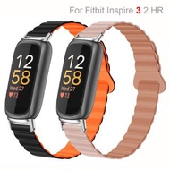 New Magnetic Band Loop For Fitbit Inspire 3 2 Soft Silicone Watch Strap Correa For Fitbit Inspire HR Replacement