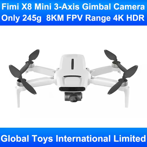Only 245g Fimi X8 Mini With 3-Axis Gimbal Professional 4K Camera GPS 8KM Transmission Range RC Drone