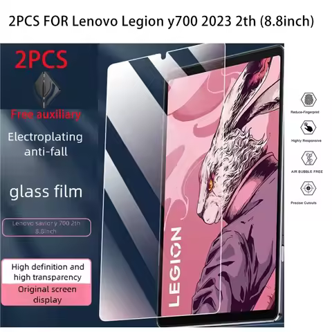 2PCS Screen Protector For Lenovo Legion y7002th 4th Generation Tempered Glass For Lenovo Legion y700