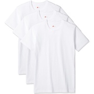[Hanes] Short-sleeved T-shirt (3 discs) Easy to dry Dry feel Crew neck  Blue label Men's